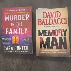 Murder in the Family and Memory Man Books